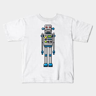 Pixel Robot 072 Kids T-Shirt